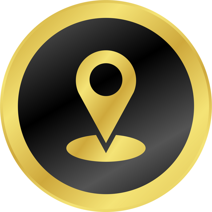 Gold Location Icon